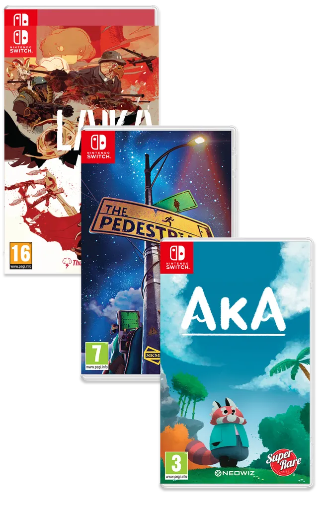 super-rare-pb-41-laika-pedestrian-aka-switch-spiele-3er-bundle image 1