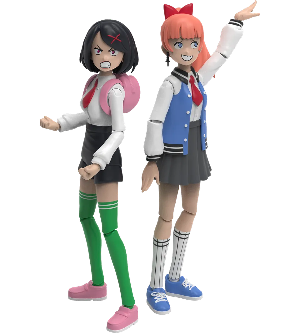 river-city-girls-2-kyoko-misako-figuren-bundle-godai-set image 1