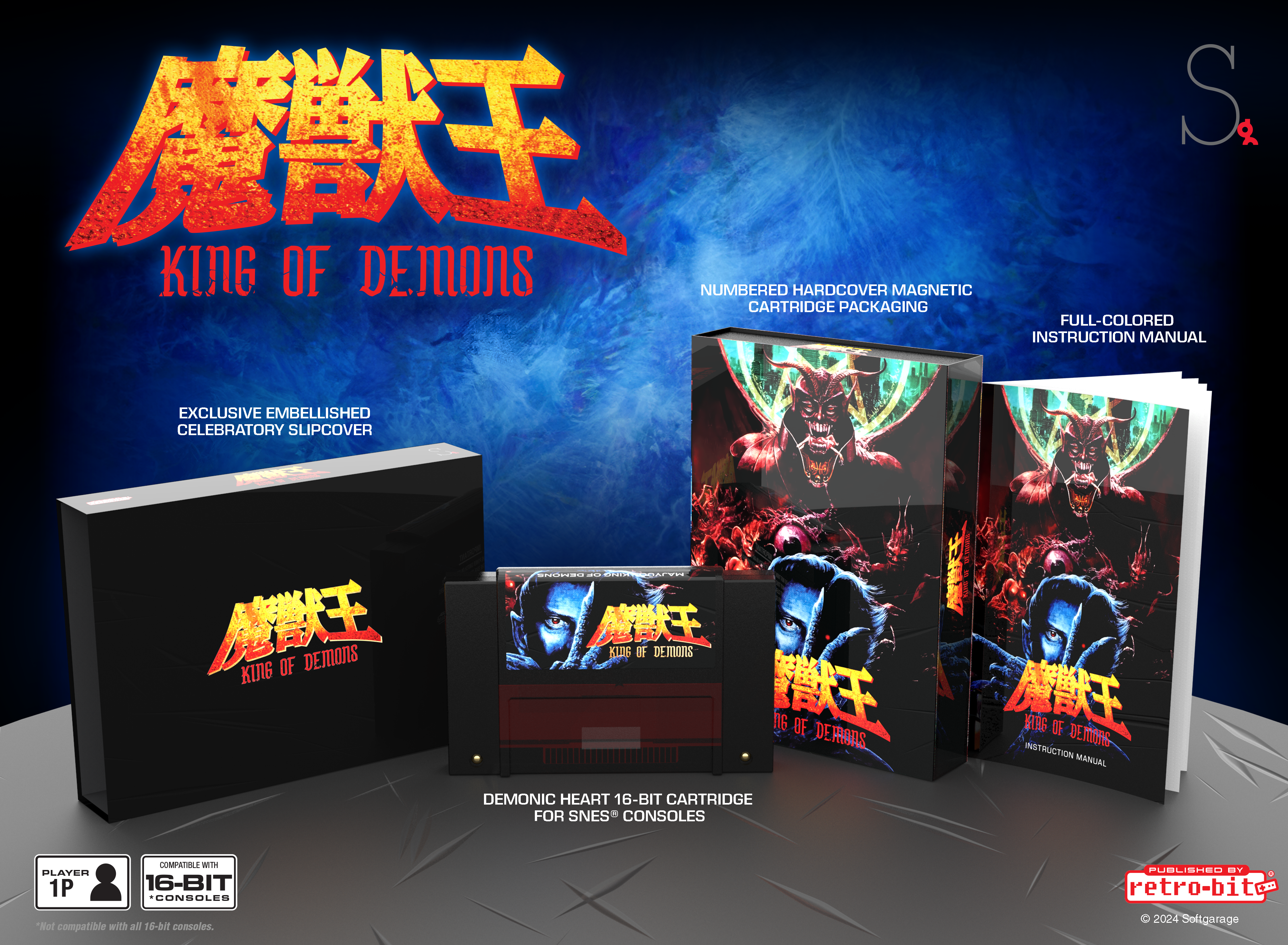 strictly-limited-majyuo-king-of-demons-collectors-edition-snes-modul image 2