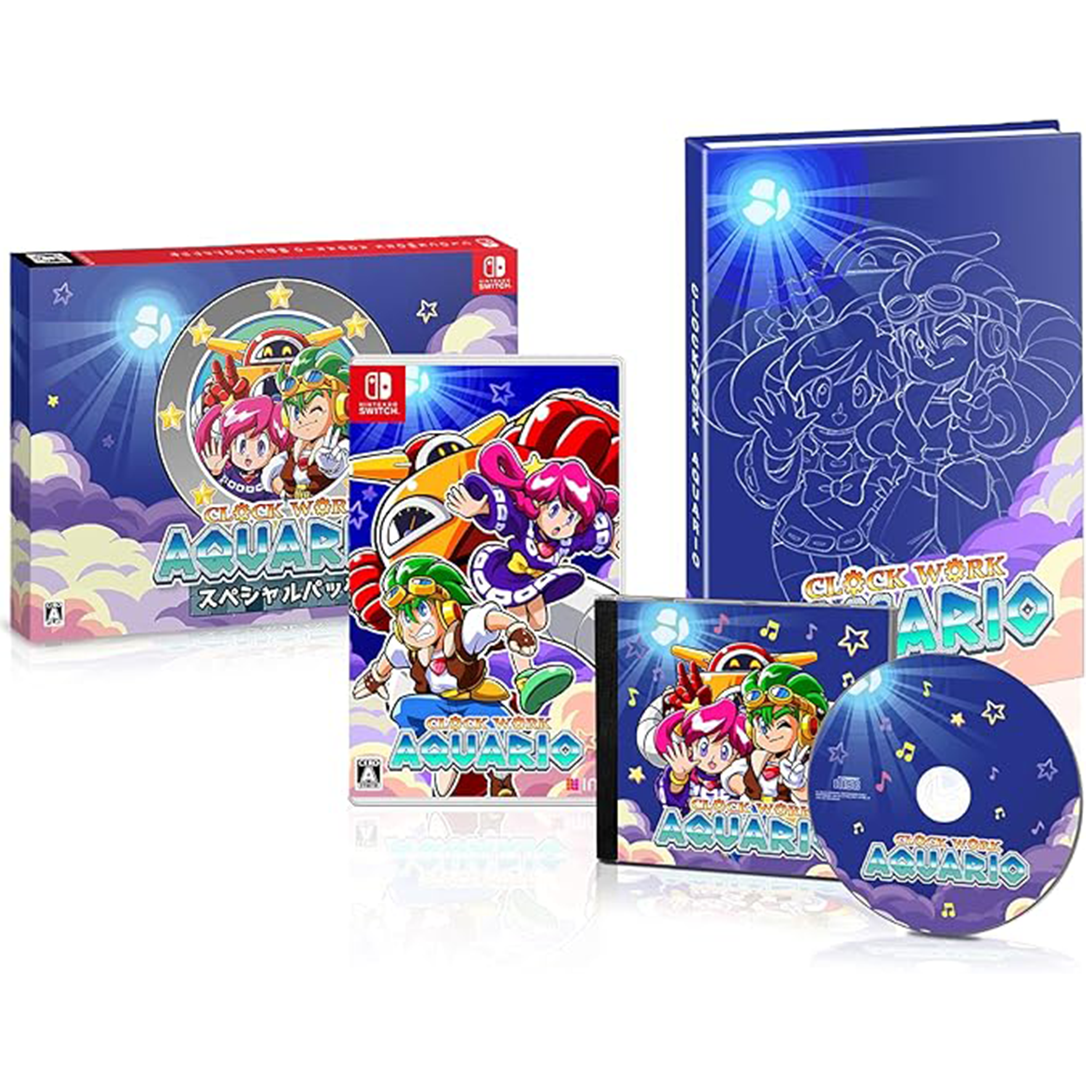 clockwork-aquario-special-edition-switch-spiel-japan-import-set image 2