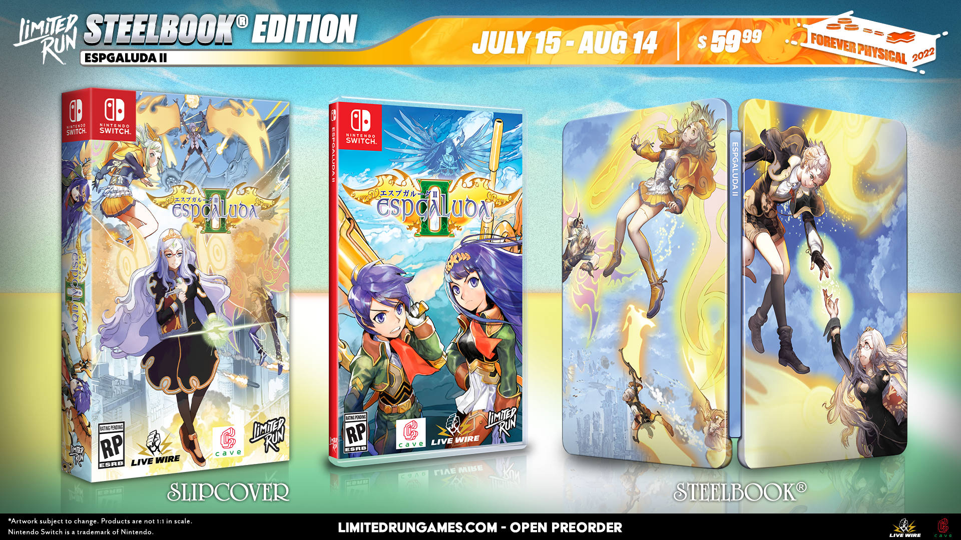 limited-run-espgaluda-ii-155-switch-spiel-steelbook-edition image 4