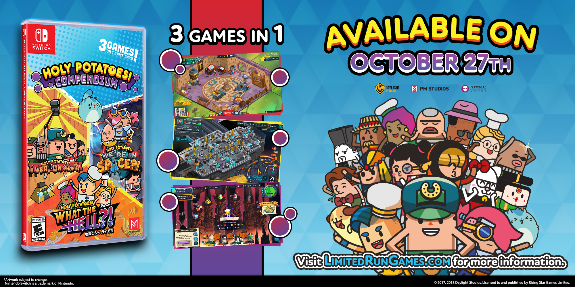 limited-run-holy-potatoes-compendium-switch-spiel-3-in-1 image 2