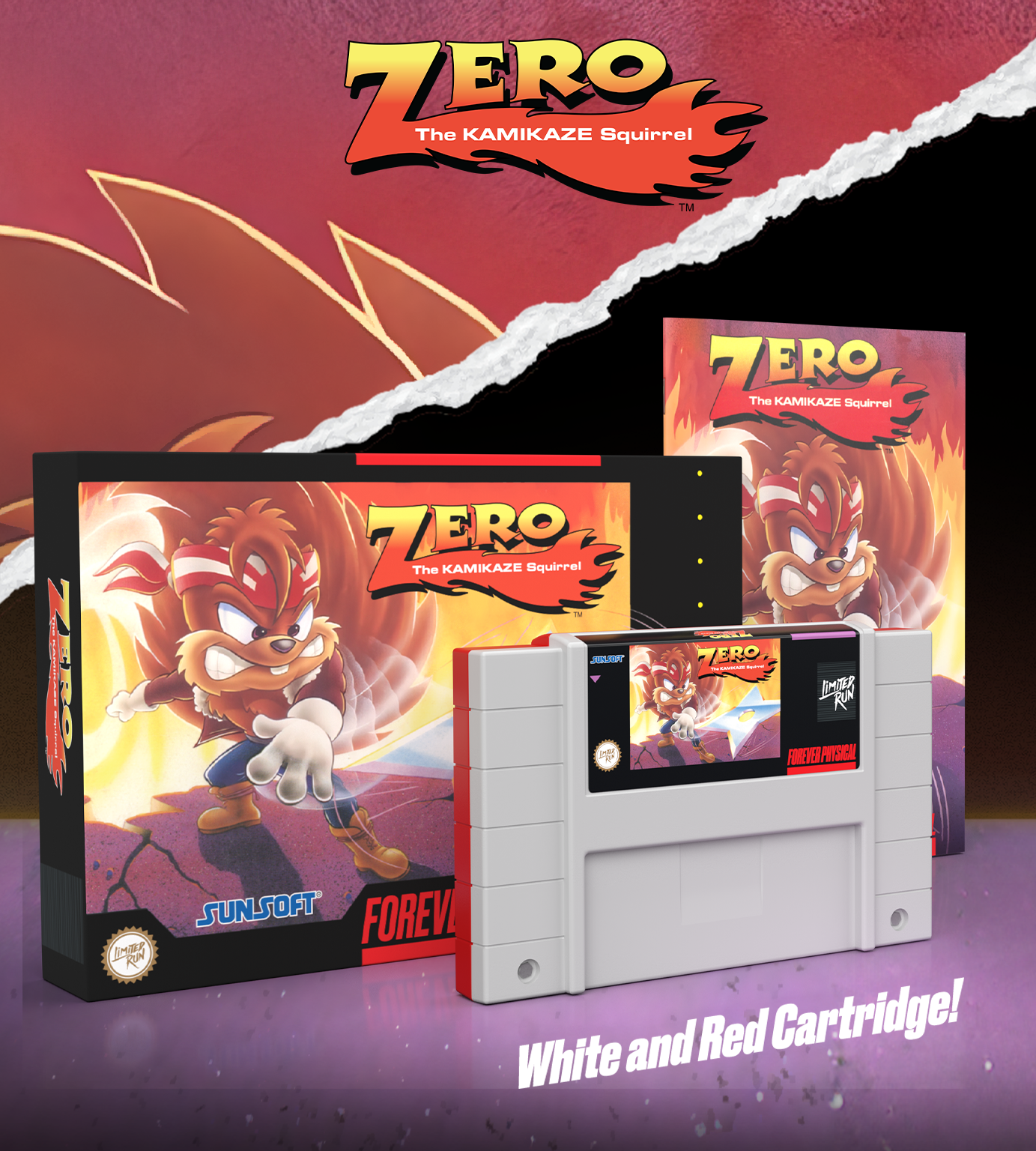 limited-run-games-zero-kamikaze-squirrel-snes-modul-standard image 2