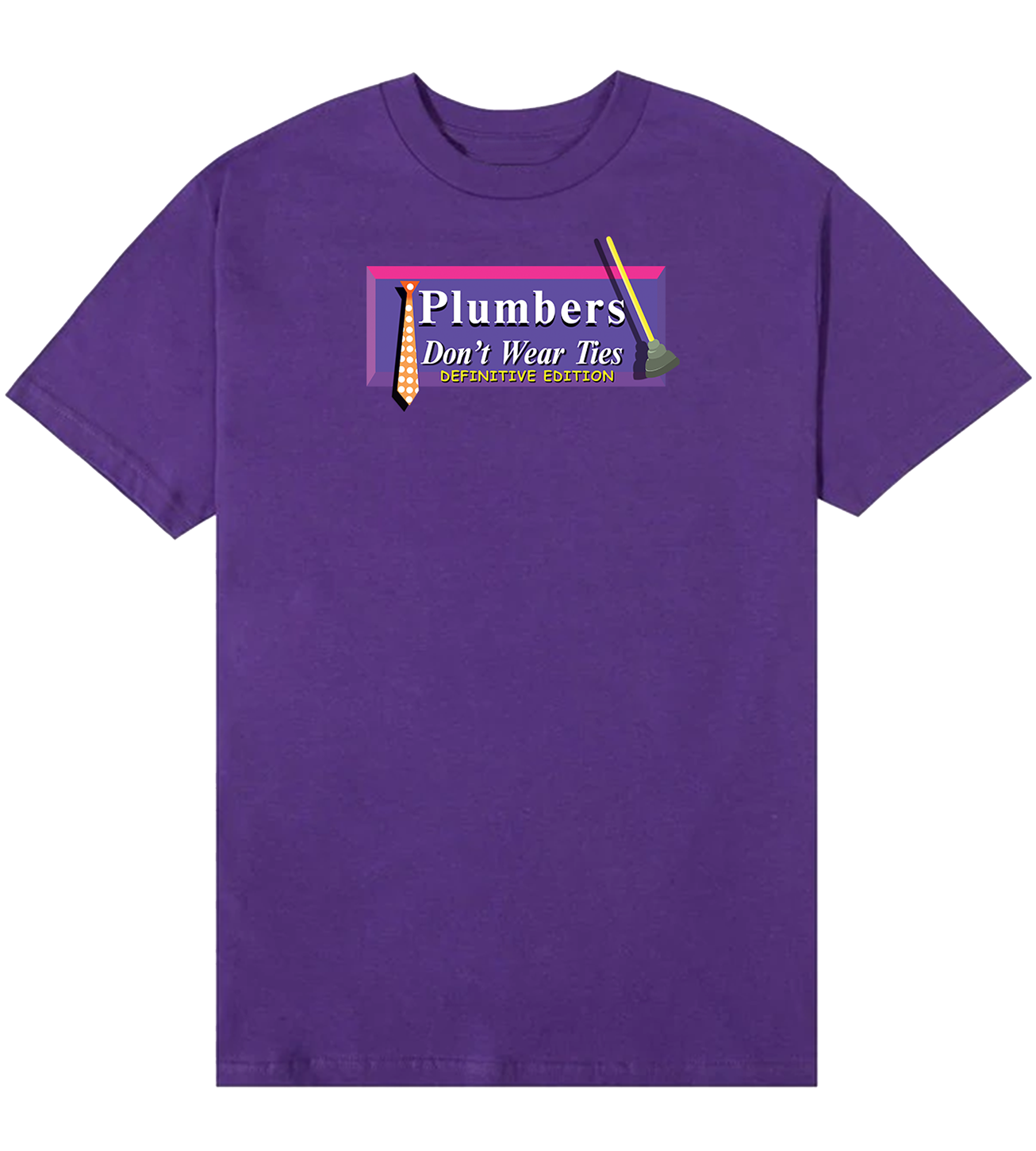 limited-run-plumbers-don-t-wear-ties-definitive-edition-t-shirt-l image 1