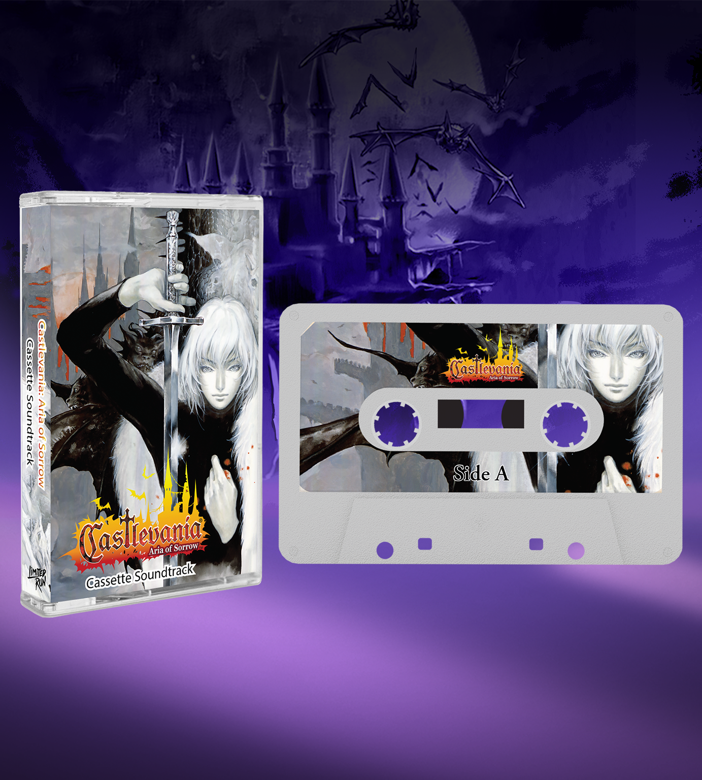 limited-run-castlevania-aria-of-sorrow-soundtrack-kassette image 2