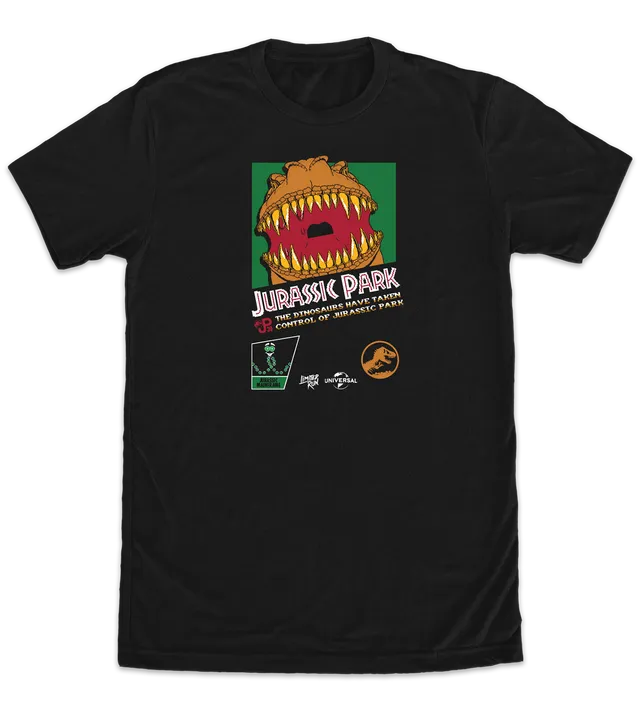 jurassic-park-8-bit-t-rex-t-shirt-schwarz-gr-e-l image 1