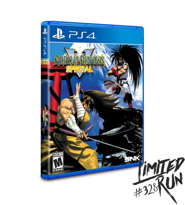 limited-run-328-samurai-shodown-v-special-ps4-spiel-disc image 1