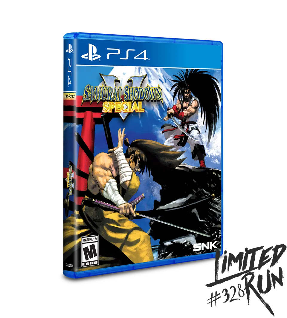 limited-run-328-samurai-shodown-v-special-ps4-spiel-disc image 1