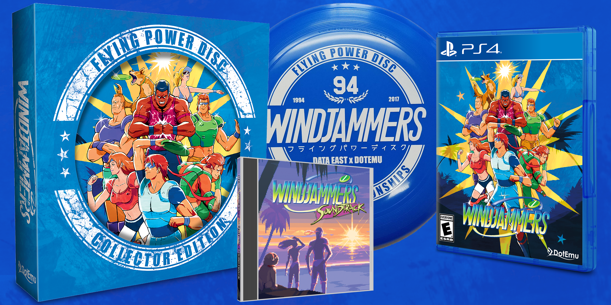 limited-run-92-windjammers-ps4-spiel-collector-s-edition-frisbee image 3