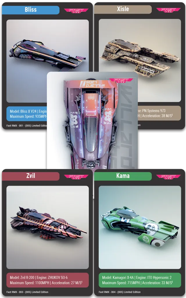 super-rare-games-tc-78-fast-rmx-sammelkarten-booster-3-karten image 1
