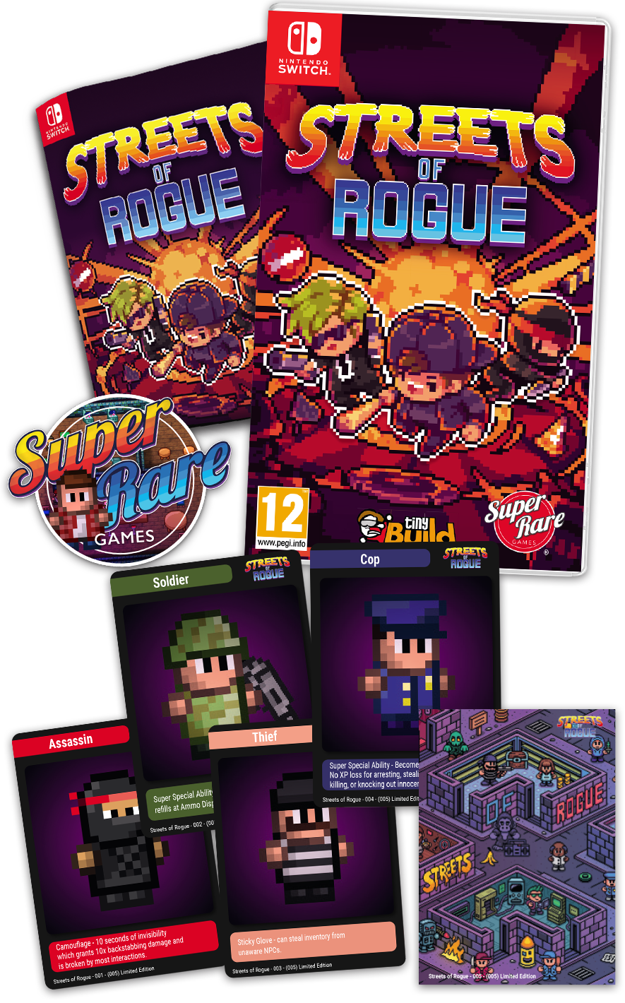super-rare-games-srg-115-streets-of-rogue-switch-spiel-deutsch image 2
