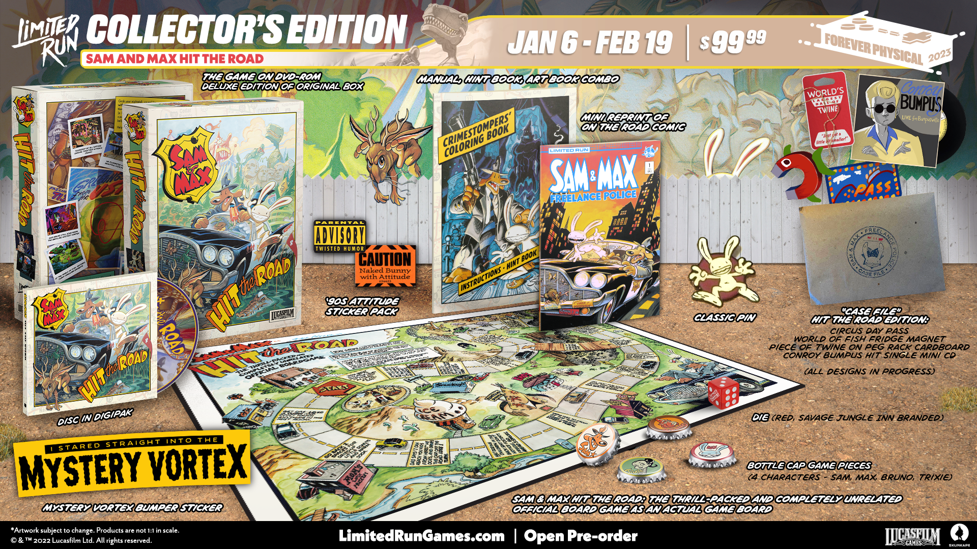 limited-run-games-sam-max-hit-the-road-collector-s-edition-pc image 3