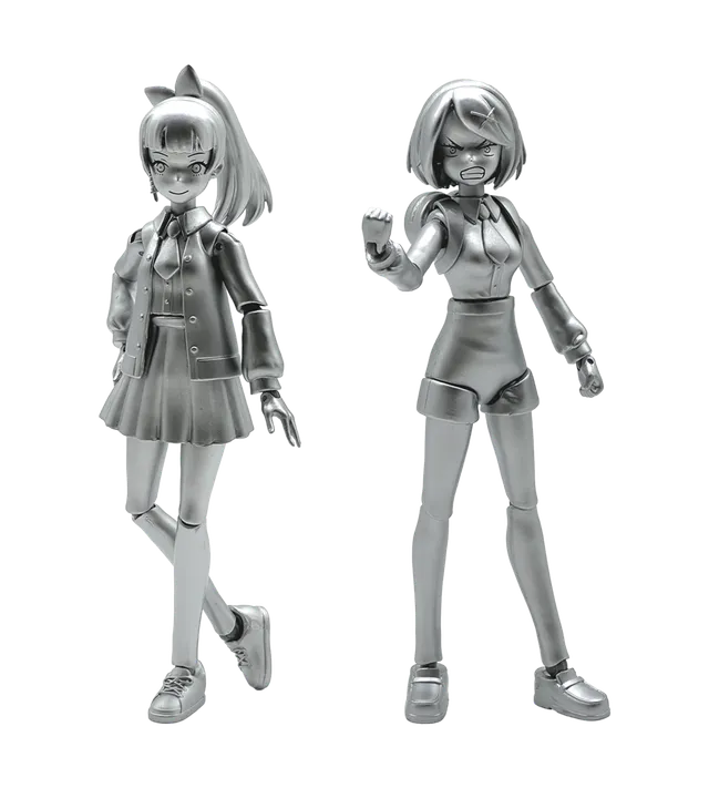 limited-run-river-city-girls-2-figur-set-silber-kyoko-misako image 1