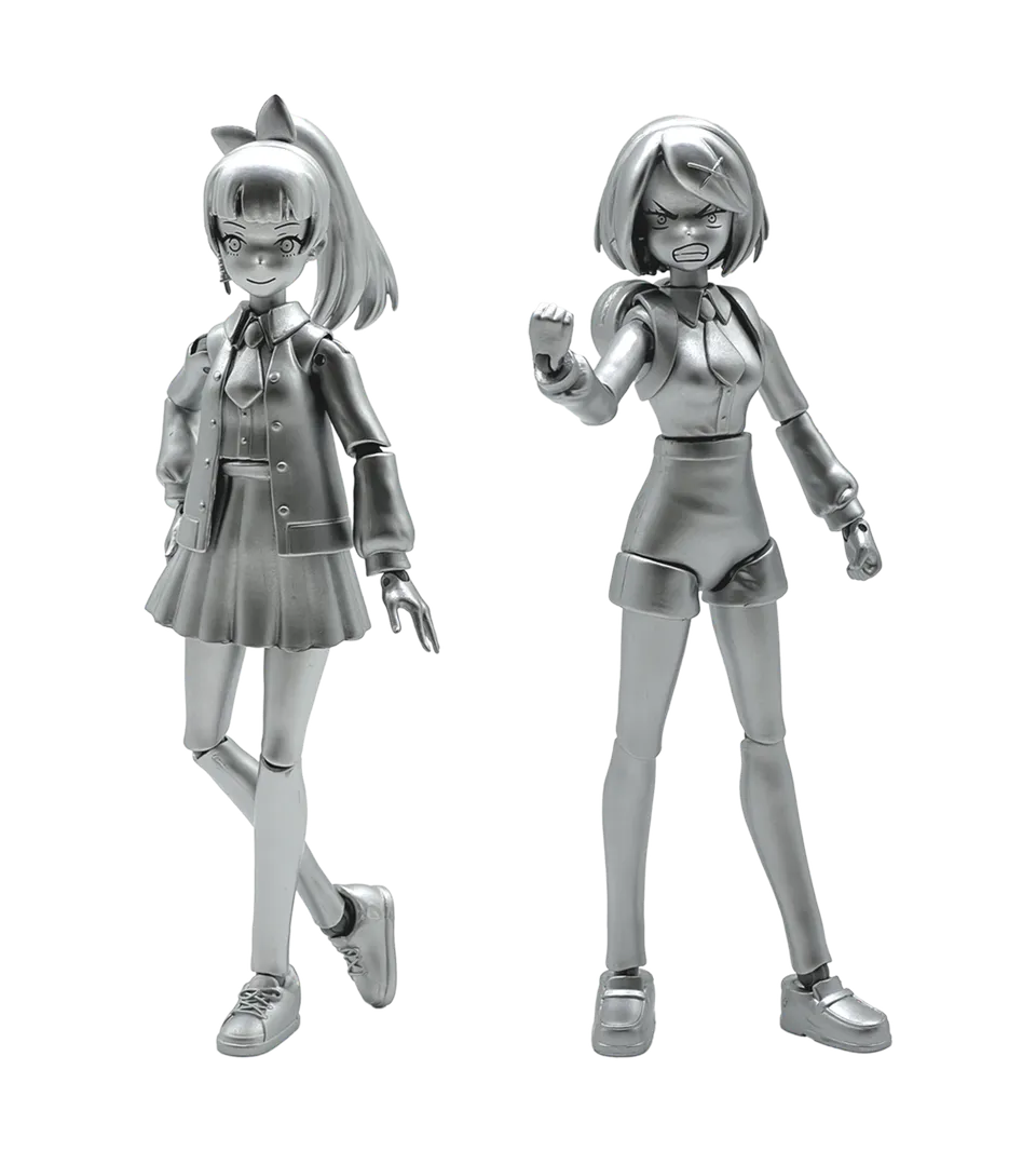 limited-run-river-city-girls-2-figur-set-silber-kyoko-misako image 1