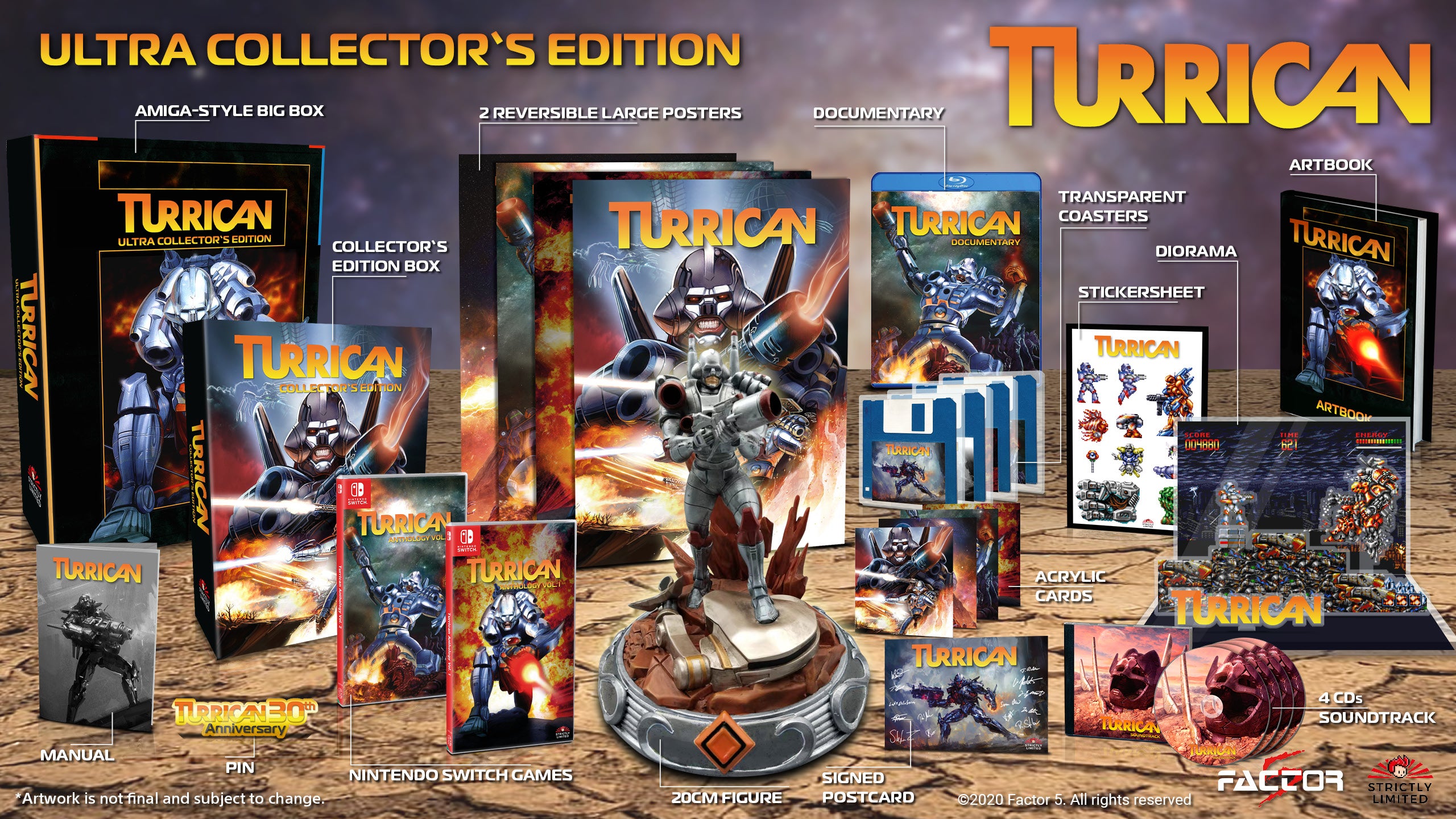 strictly-limited-games-turrican-ultra-collector-s-edition-switch-sammlerset image 2
