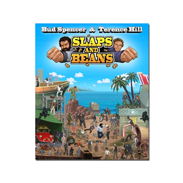 strictly-limited-games-bud-spencer-terence-hill-slaps-and-beans-art-card-alu image 1