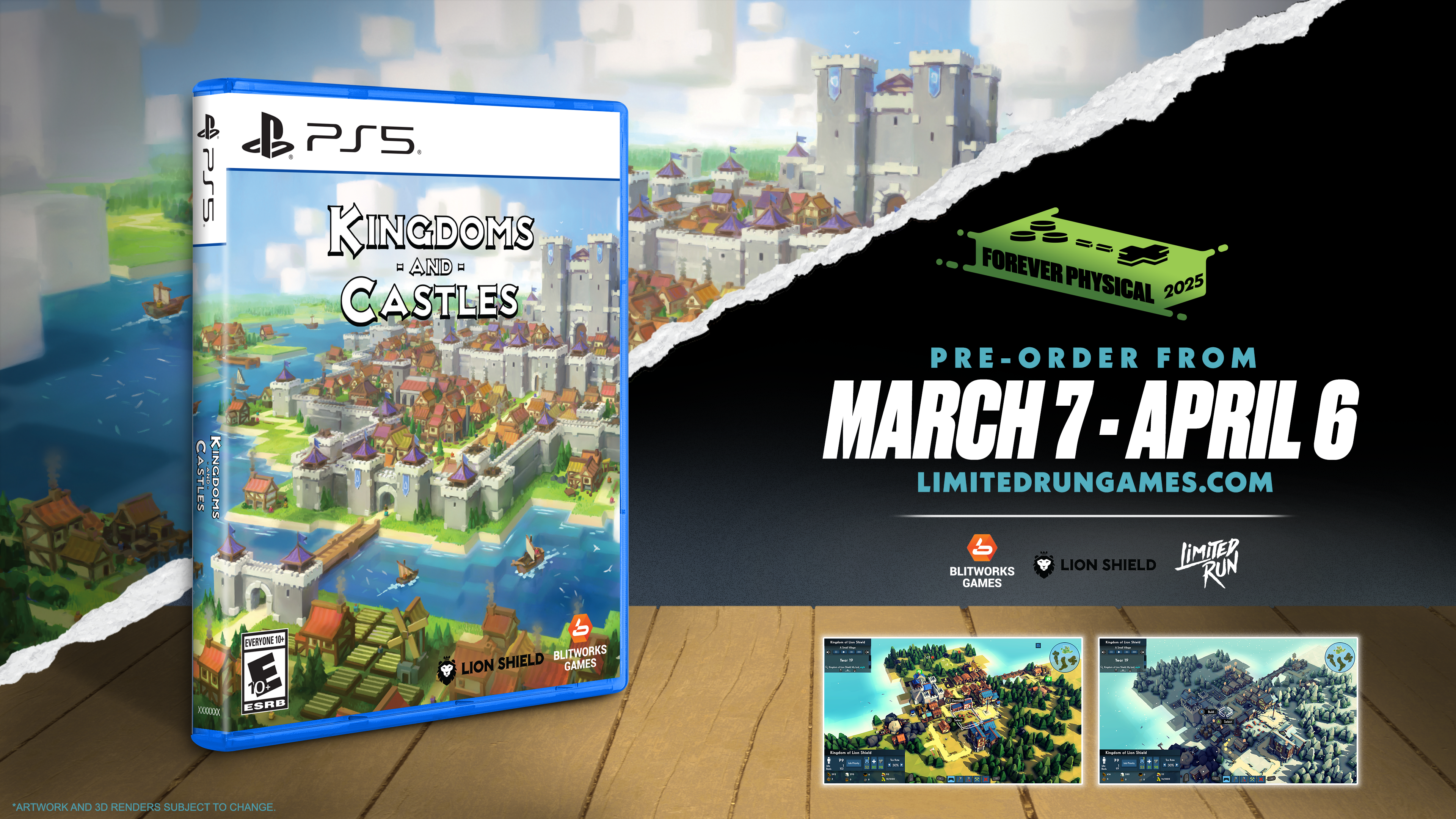 limited-run-kingdoms-and-castles-ps5-spiel-standard-edition image 2