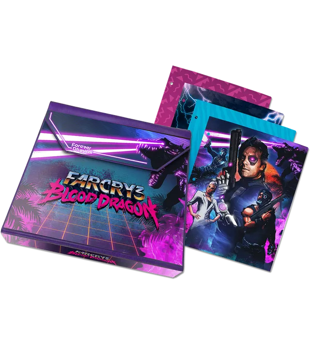 limited-run-far-cry-3-blood-dragon-retro-binder-ordner-divider image 1