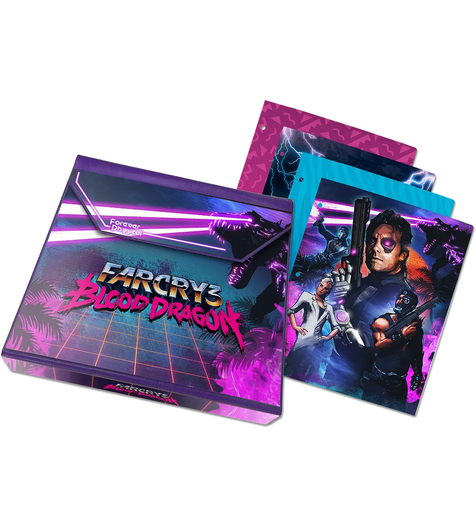 limited-run-far-cry-3-blood-dragon-retro-binder-ordner-divider image 1