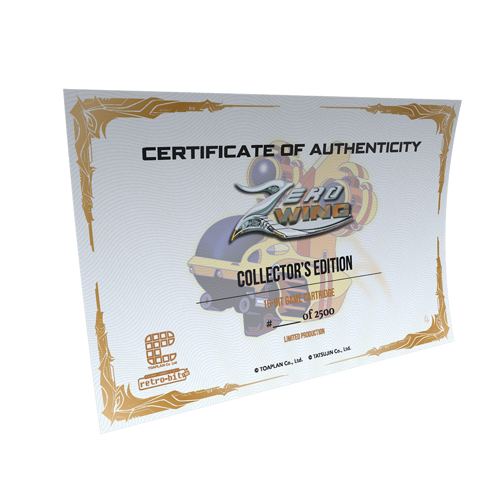 strictly-limited-zero-wing-collector-s-mega-drive-modul-shoot-em-up image 6