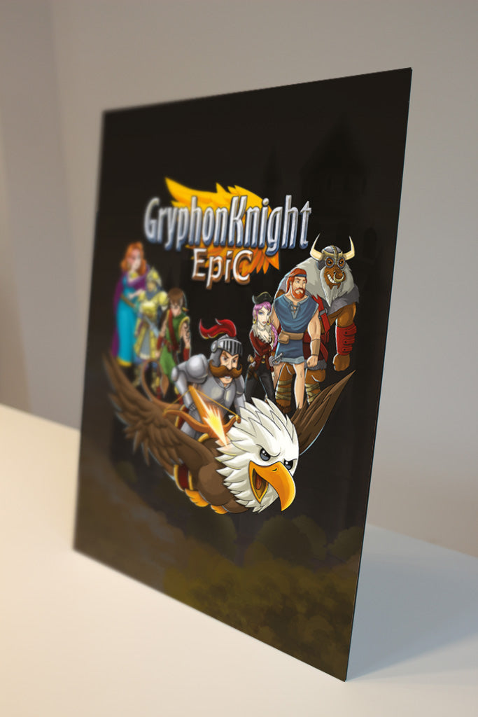 strictly-limited-gryphon-knight-epic-art-card-alu-druck-14x17-cm image 4