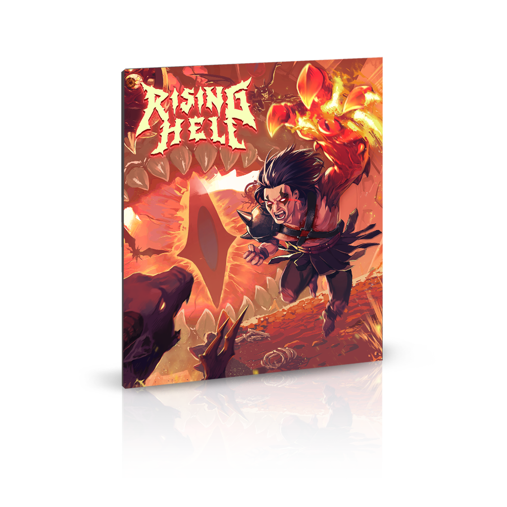 strictly-limited-rising-hell-art-card-alu-bild-14x17-limitiert image 1