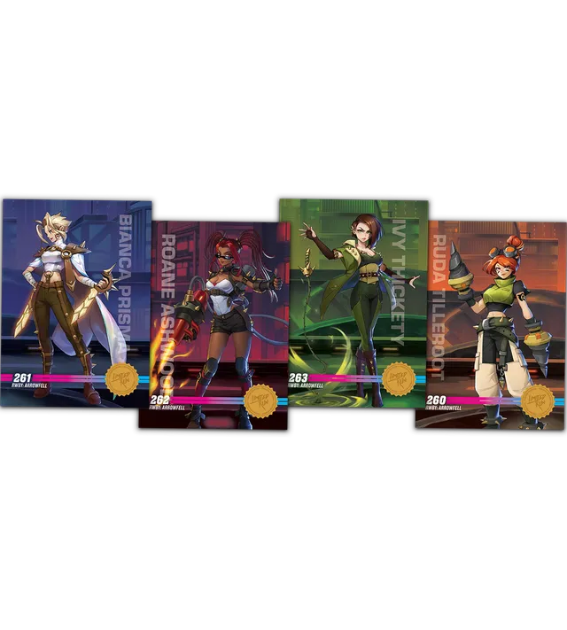 limited-run-games-rwby-arrowfell-team-brir-trading-cards-sammelkarten image 1