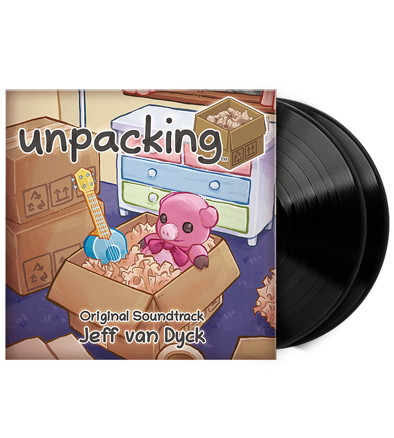 limited-run-unpacking-2lp-vinyl-soundtrack-jeff-van-dyck image 1