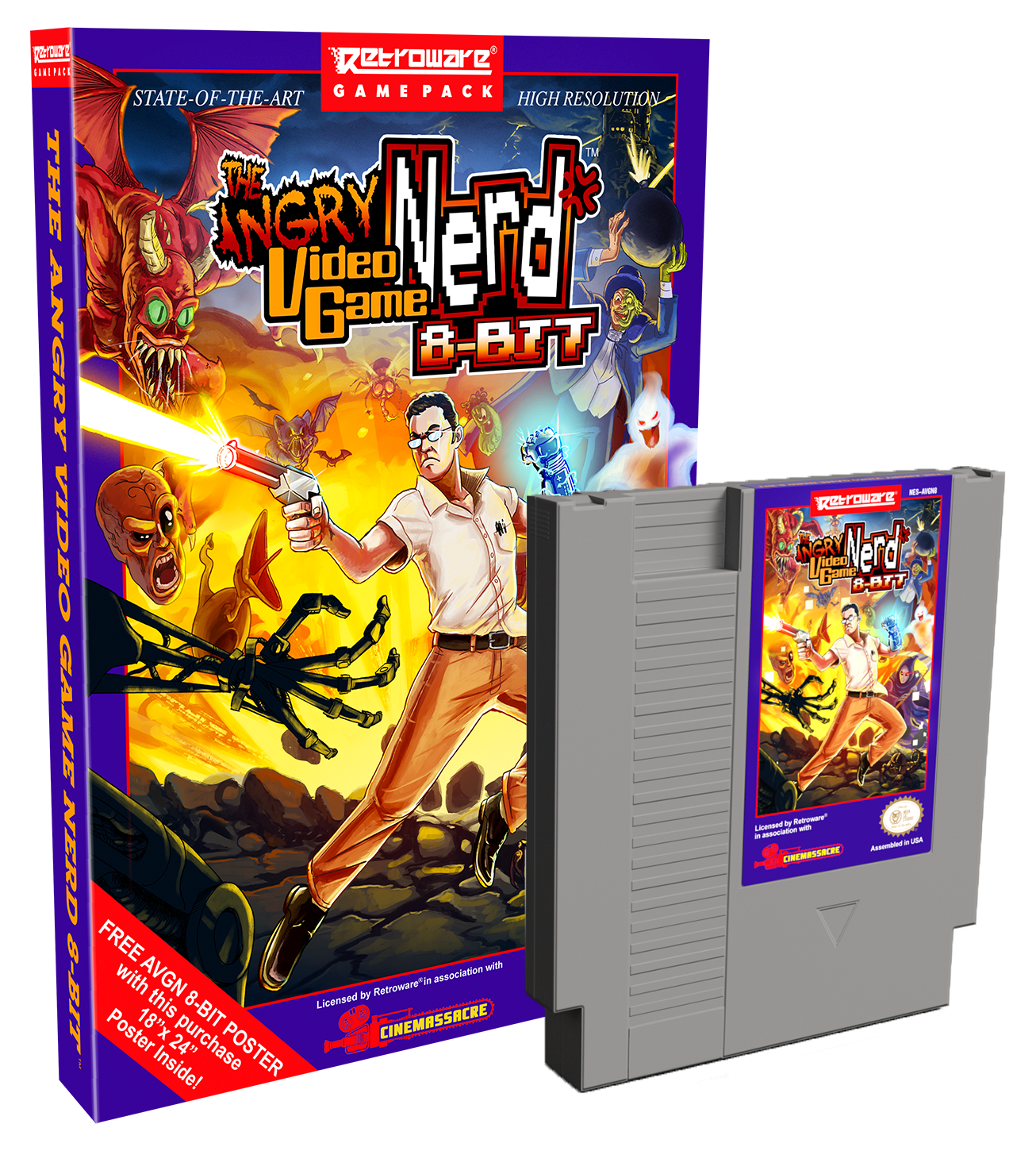 limited-run-angry-video-game-nerd-8-bit-nes-spiel-standard-edition image 1