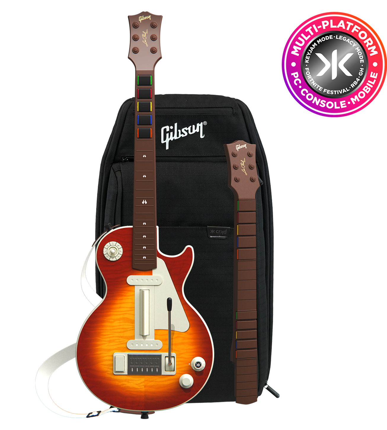crkd-gibson-les-paul-cherry-gitarrencontroller-pro-bundle image 1
