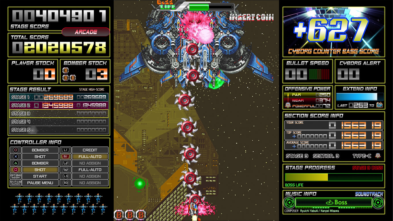 limited-run-398-dangun-feveron-ps4-spiel-collector-s-edition-arcade image 4