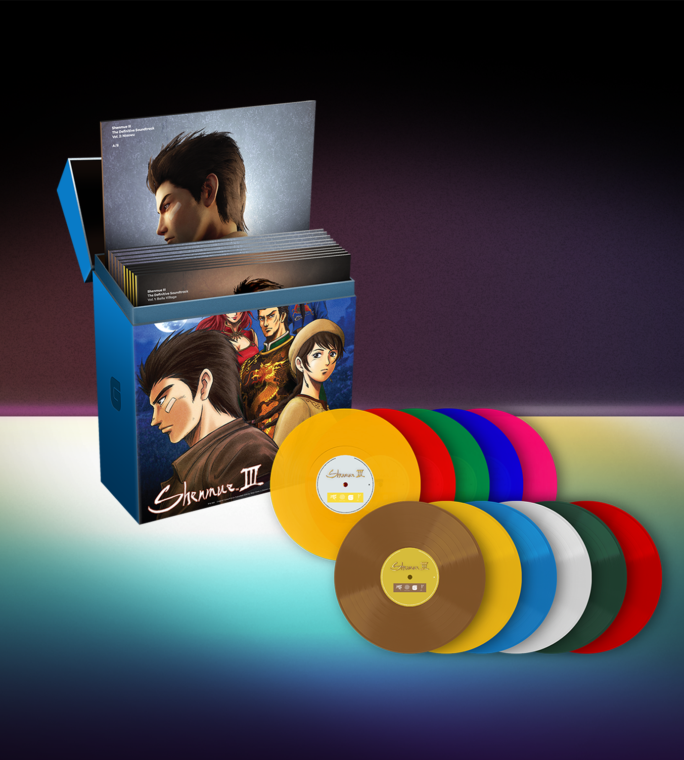 limited-run-shenmue-iii-definitive-soundtrack-11lp-vinyl-box image 2