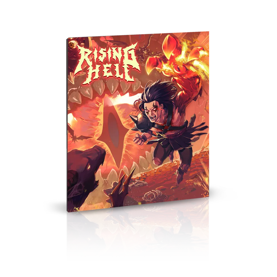 strictly-limited-rising-hell-art-card-alu-bild-14x17-limitiert image 1