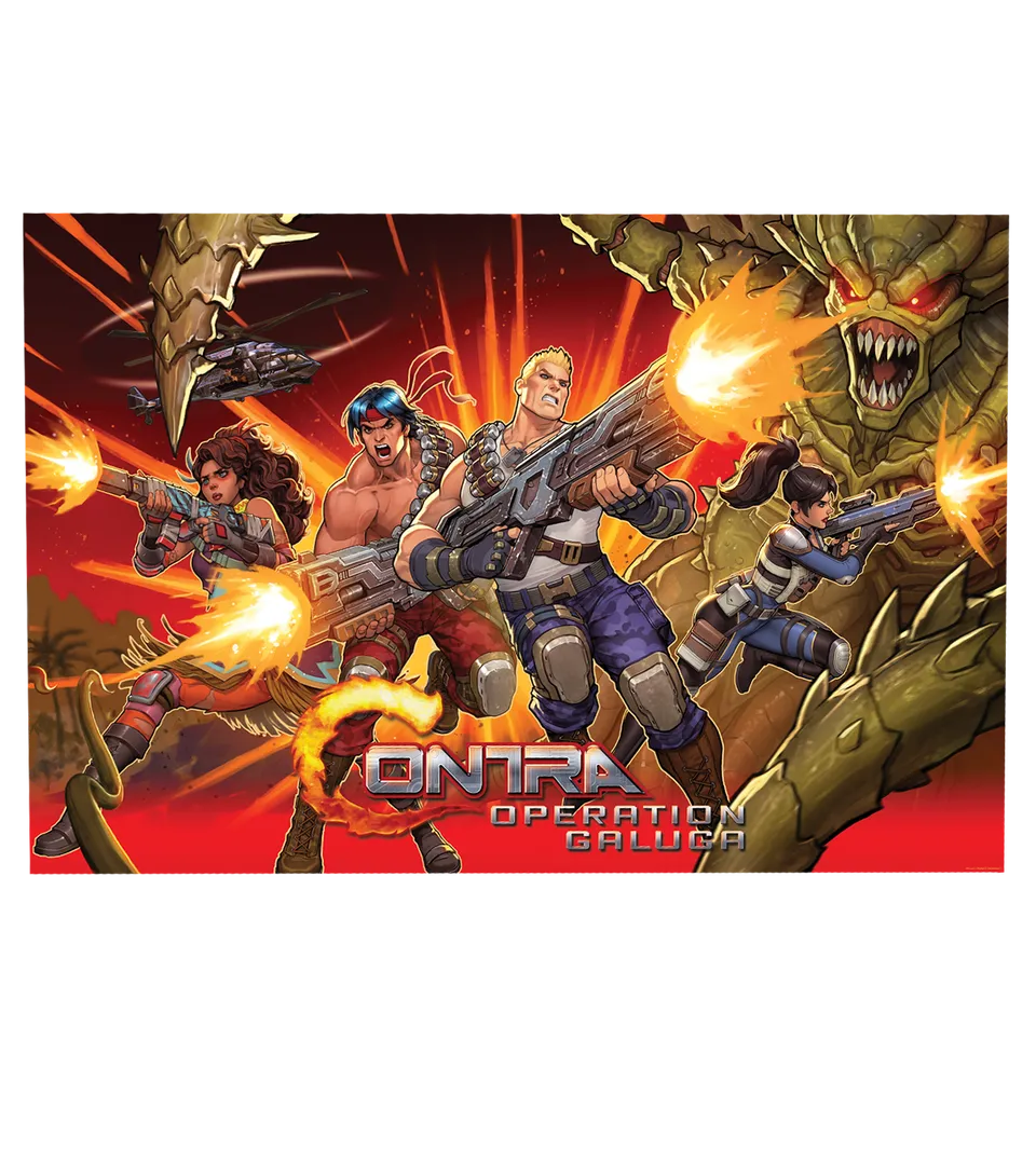 contra-operation-galuga-poster-run-n-gun-merch-sammler-2024 image 1