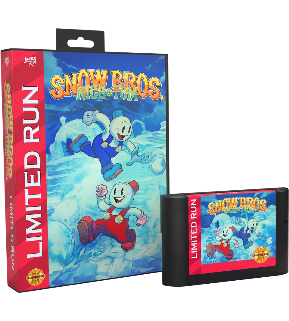 limited-run-snow-bros-nick-tom-sgn-16-bit-modul-retro image 1