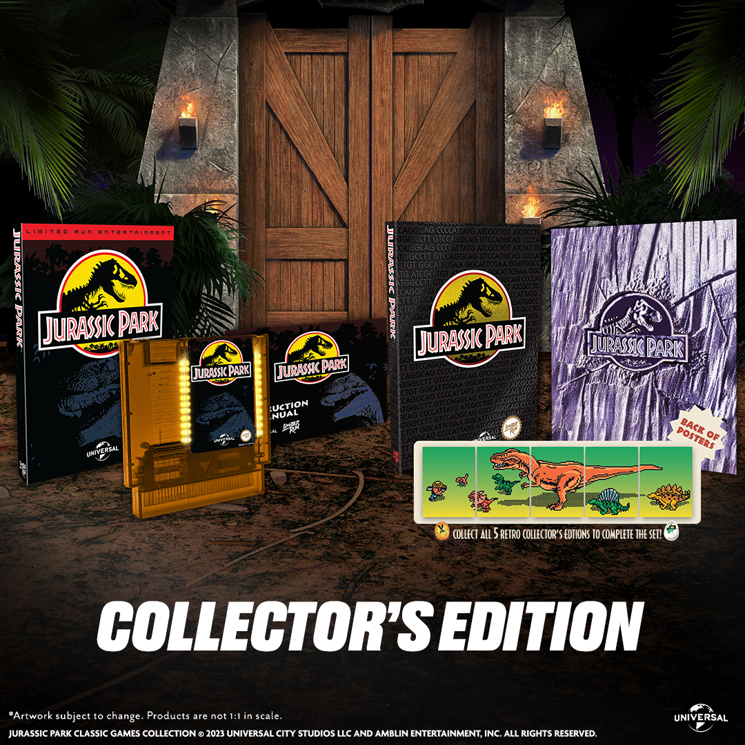 limited-run-jurassic-park-nes-spiel-collectors-edition-retro image 2