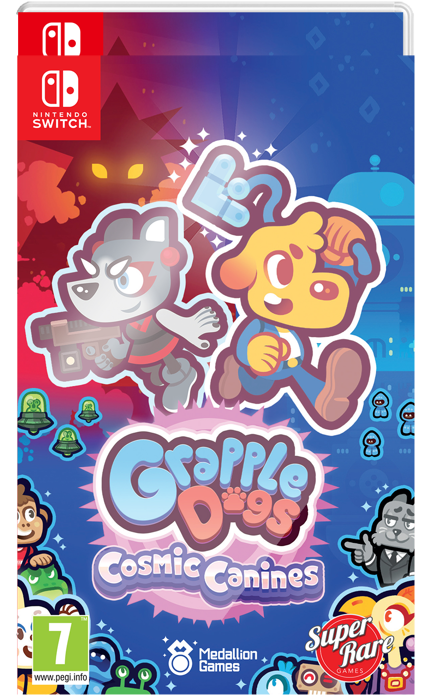 super-rare-games-srg-149-grapple-dogs-switch-spiel-cosmic-canines image 2