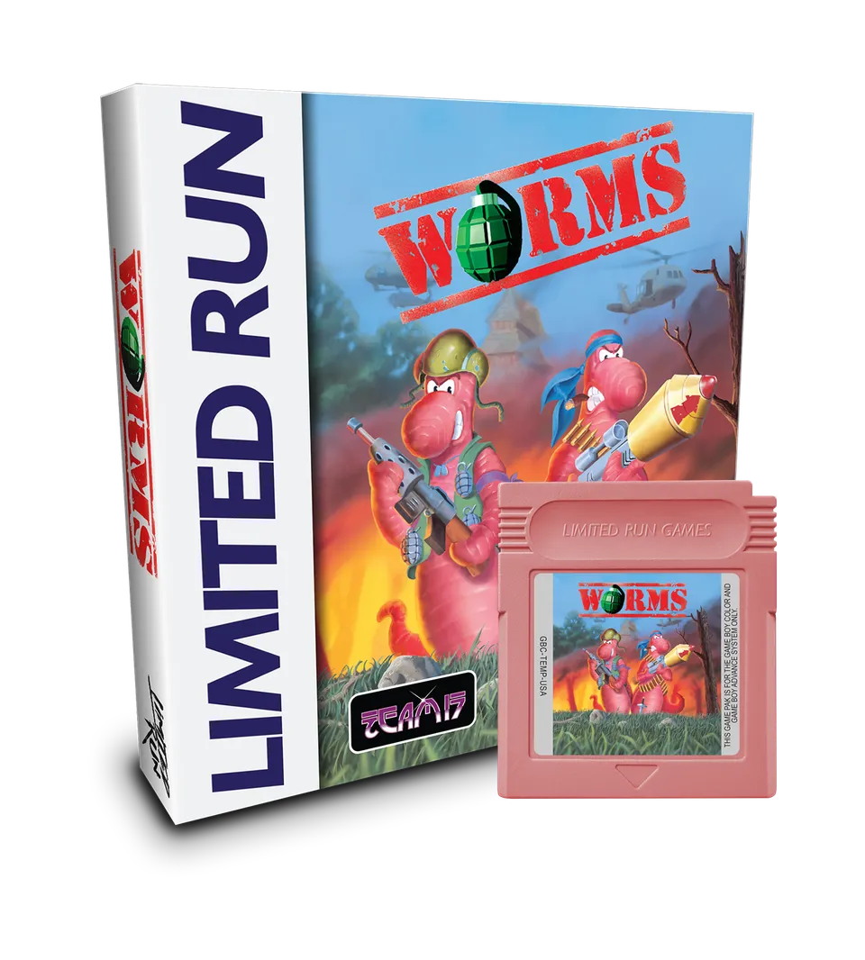 limited-run-worms-gb-game-boy-modul-peach-sammler image 1