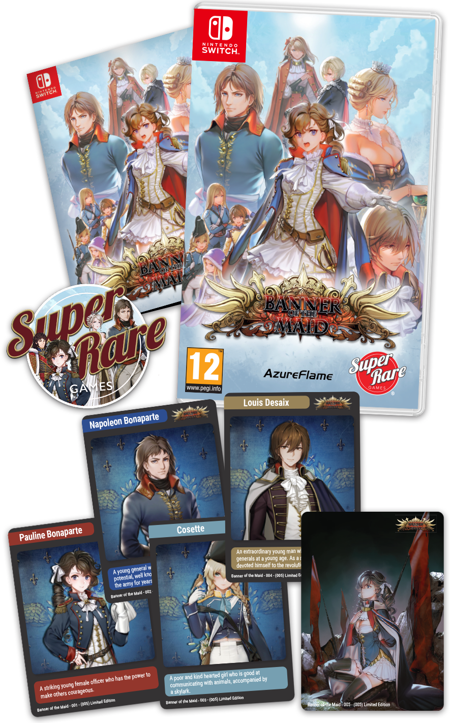 super-rare-srg-142-banner-of-the-maid-switch-spiel-strategie-rpg image 2