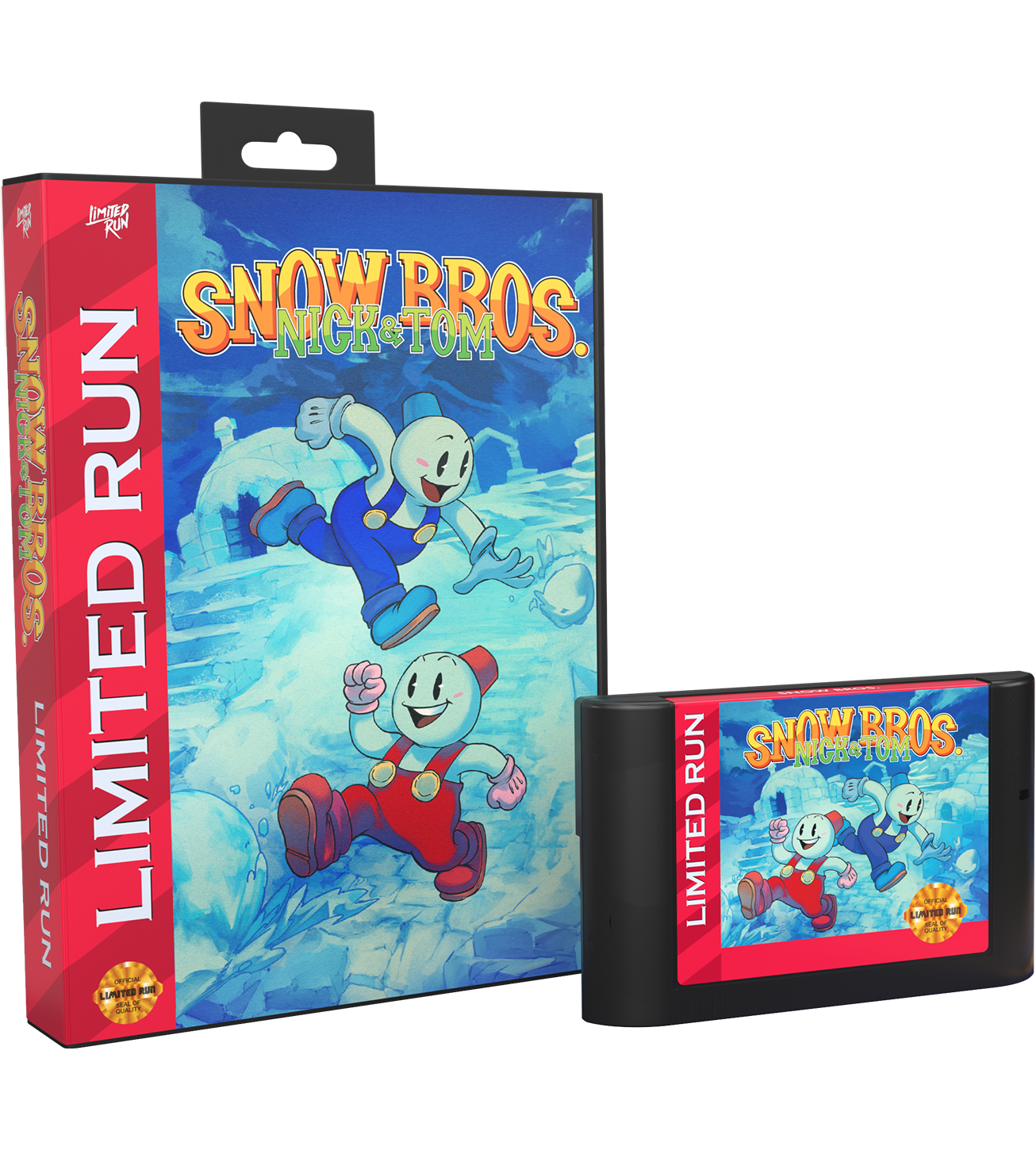 limited-run-snow-bros-nick-tom-sgn-16-bit-modul-retro image 1