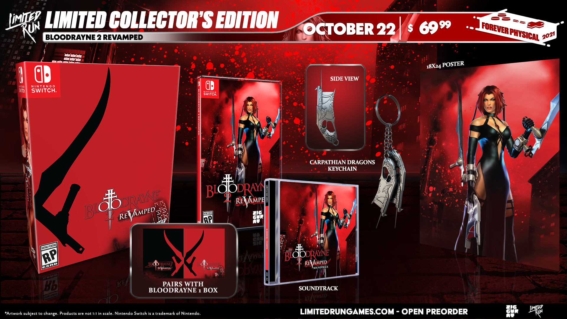 limited-run-127-bloodrayne-2-revamped-switch-spiel-collector-s-edition image 2