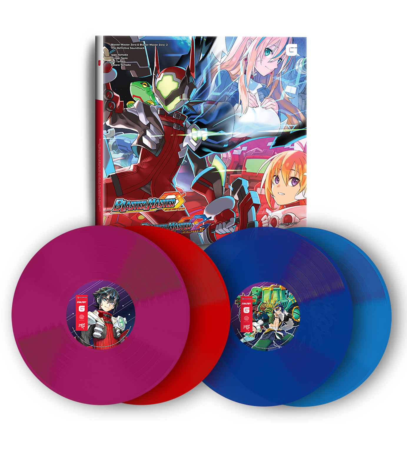limited-run-blaster-master-zero-1-2-4lp-vinyl-soundtrack-deluxe-set-signiert image 3