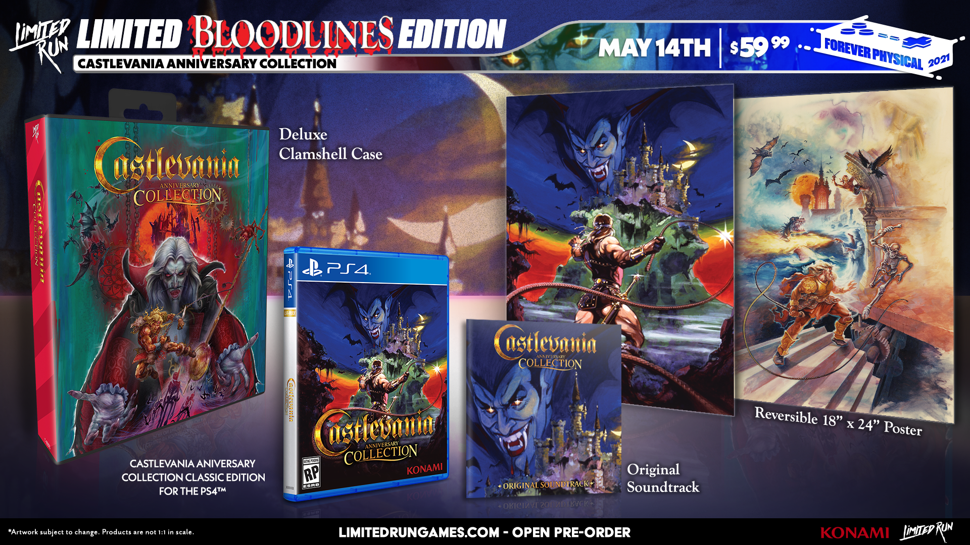 limited-run-castlevania-anniversary-bloodlines-edition-ps4-spiel-2 image 3