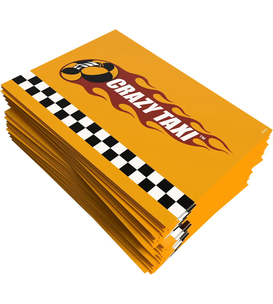 limited-run-crazy-taxi-card-sleeves-kartenh-llen-retro image 1