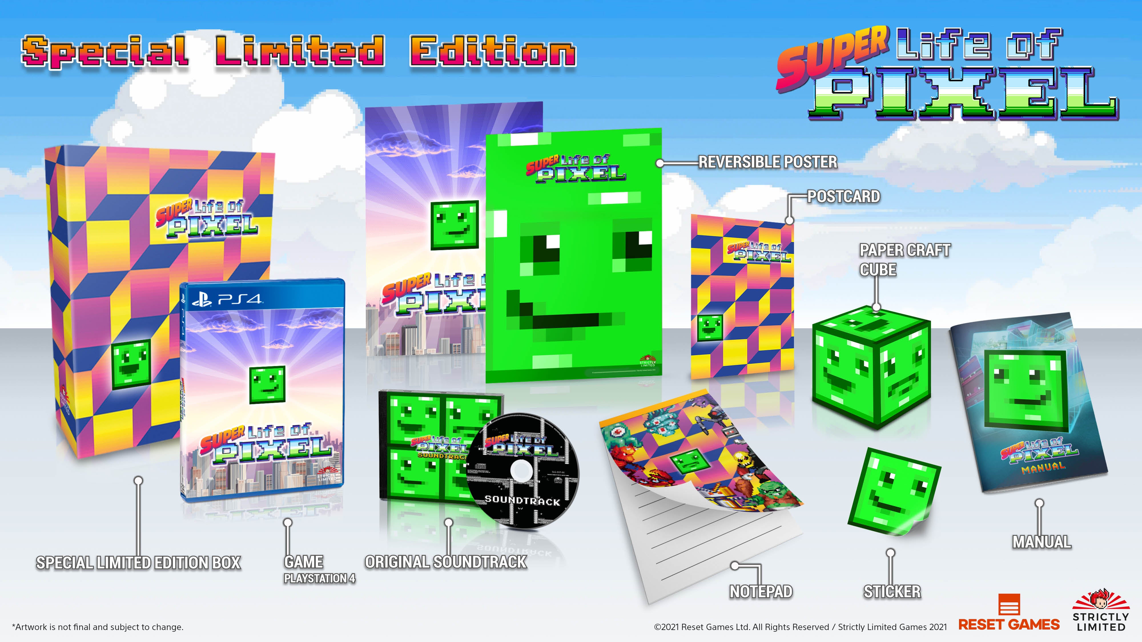 super-life-of-pixel-special-limited-edition-ps4-spiel-400-st-ck image 2
