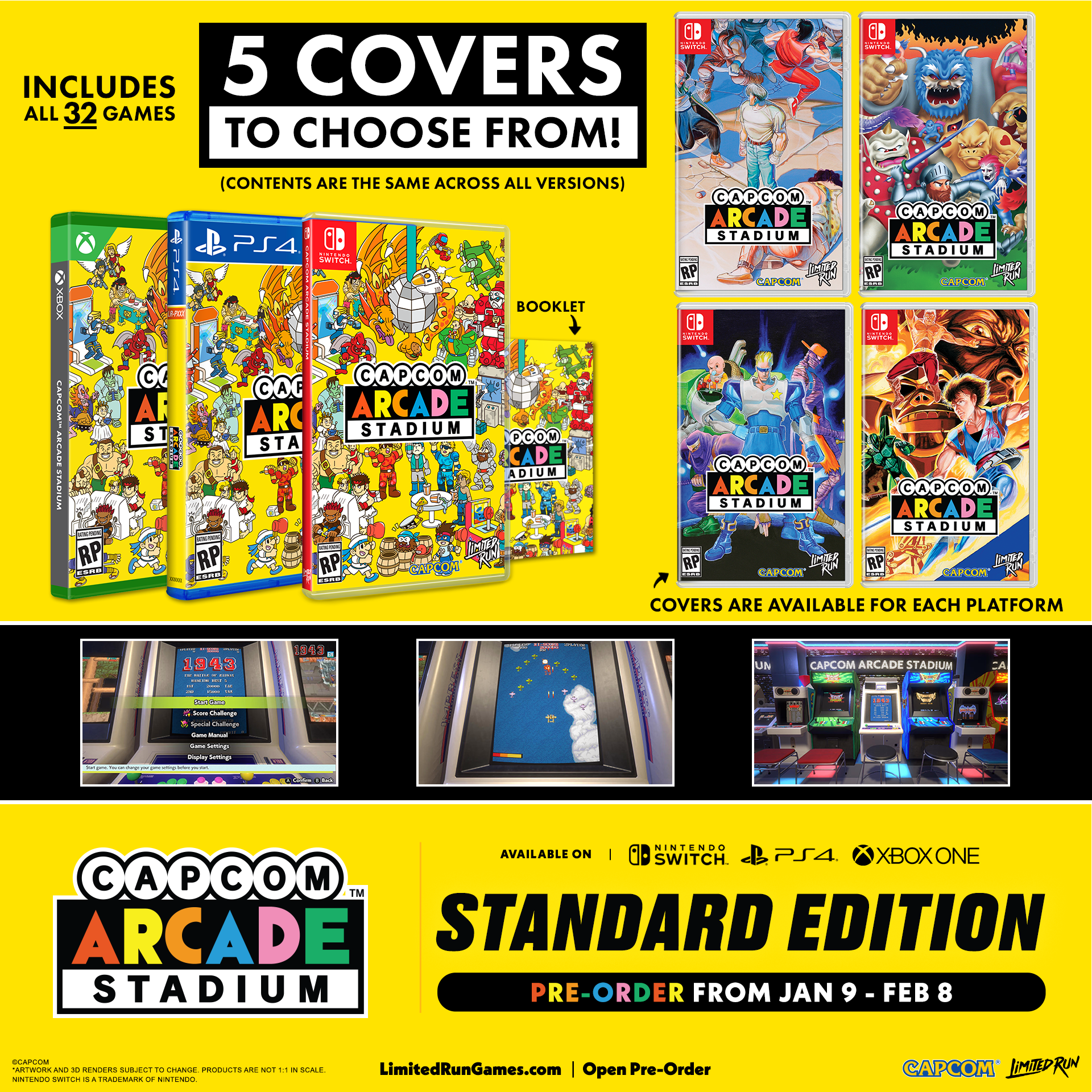 limited-run-games-591-capcom-arcade-stadium-vol-1-ps4-spiel-standard image 2