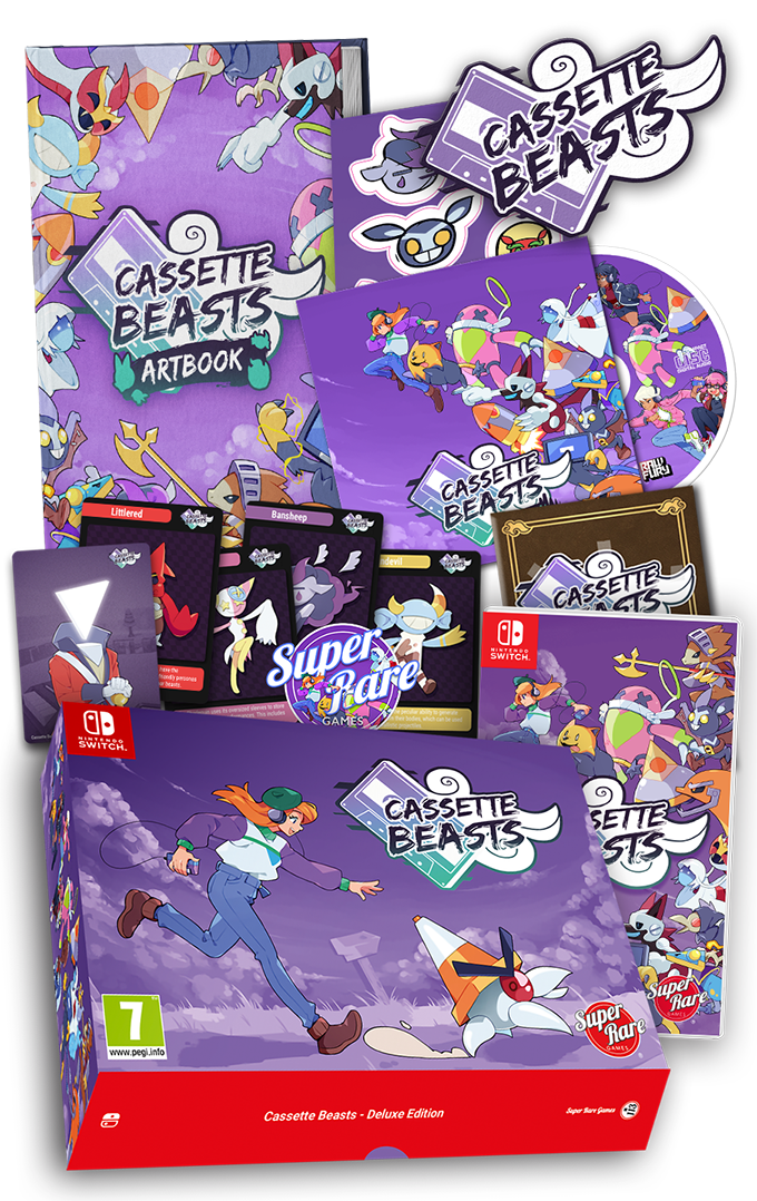 super-rare-games-de-2-cassette-beasts-switch-deluxe-edition-box image 1