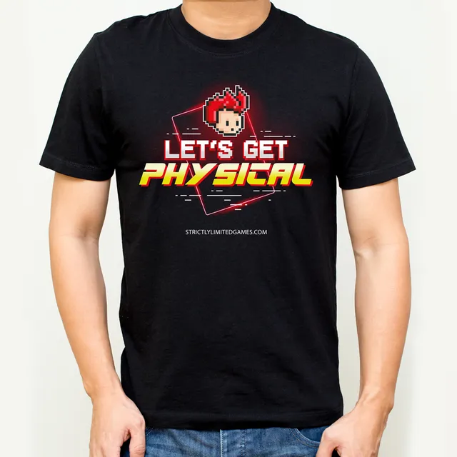 strictly-limited-let-s-get-physical-t-shirt-schwarz-l-gaming image 1
