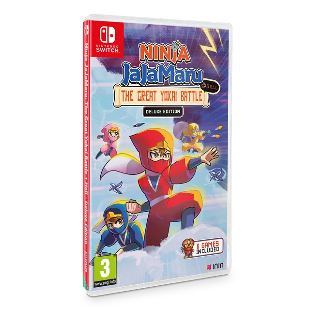 inin-ninja-jajamaru-switch-spiel-deluxe-edition-6-spiele-co-op image 1