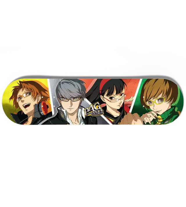 limited-run-persona-4-golden-foil-skateboard-deck image 1